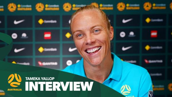 Tameka Yallop: We can really focus on our game | Interview | CommBank Matildas v Mexico