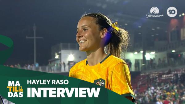 Hayley Raso: A dominant performance from us | Interview | CommBank Matildas v Mexico