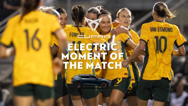 ⚡ Caitlin Foord's super strike is your CUPRA Australia Electric Moment of the Match from #MEXvAUS⚡