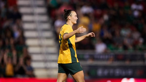 GOAL: Caitlin Foord scores in her typical fashion