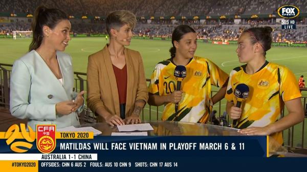 Sam Kerr and Caitlin Foord | Interview | Olympic Qualifier