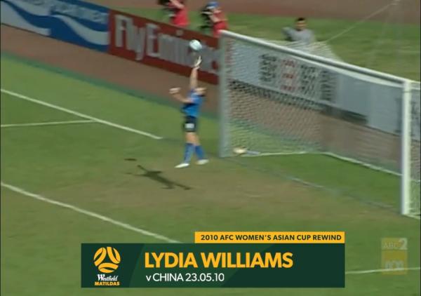2010 Asian Cup AUS v CHN - Lydia Williams Saves again
