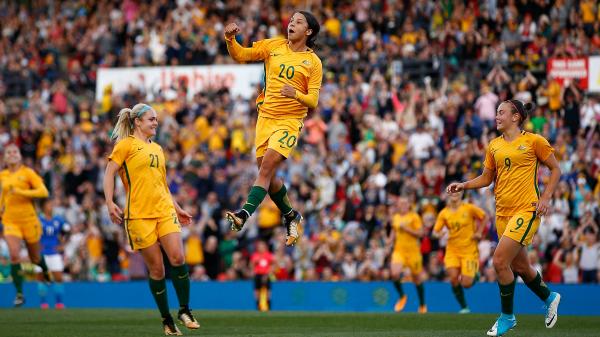 The Westfield Matildas defeated Brazil 2-1 in Penrith.